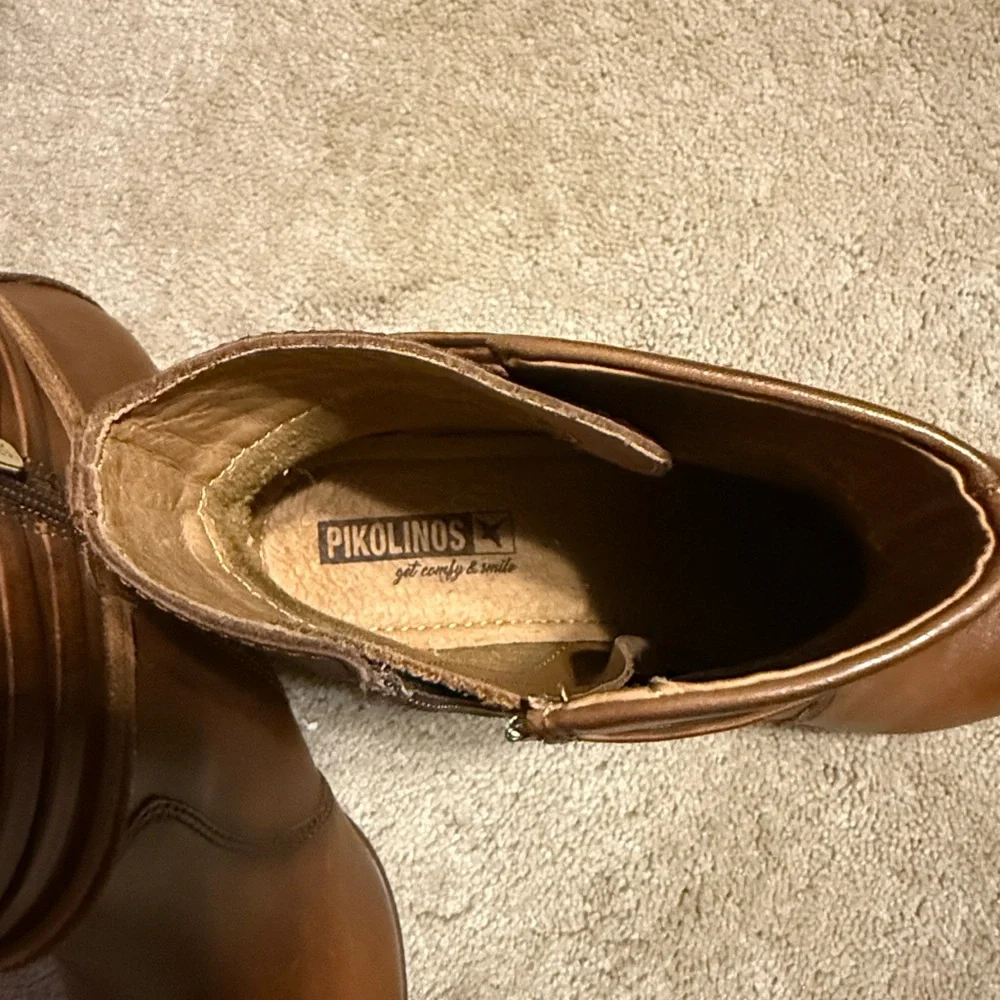 PIKOLINOS Brown Ankle Boots - Picture 4 of 5